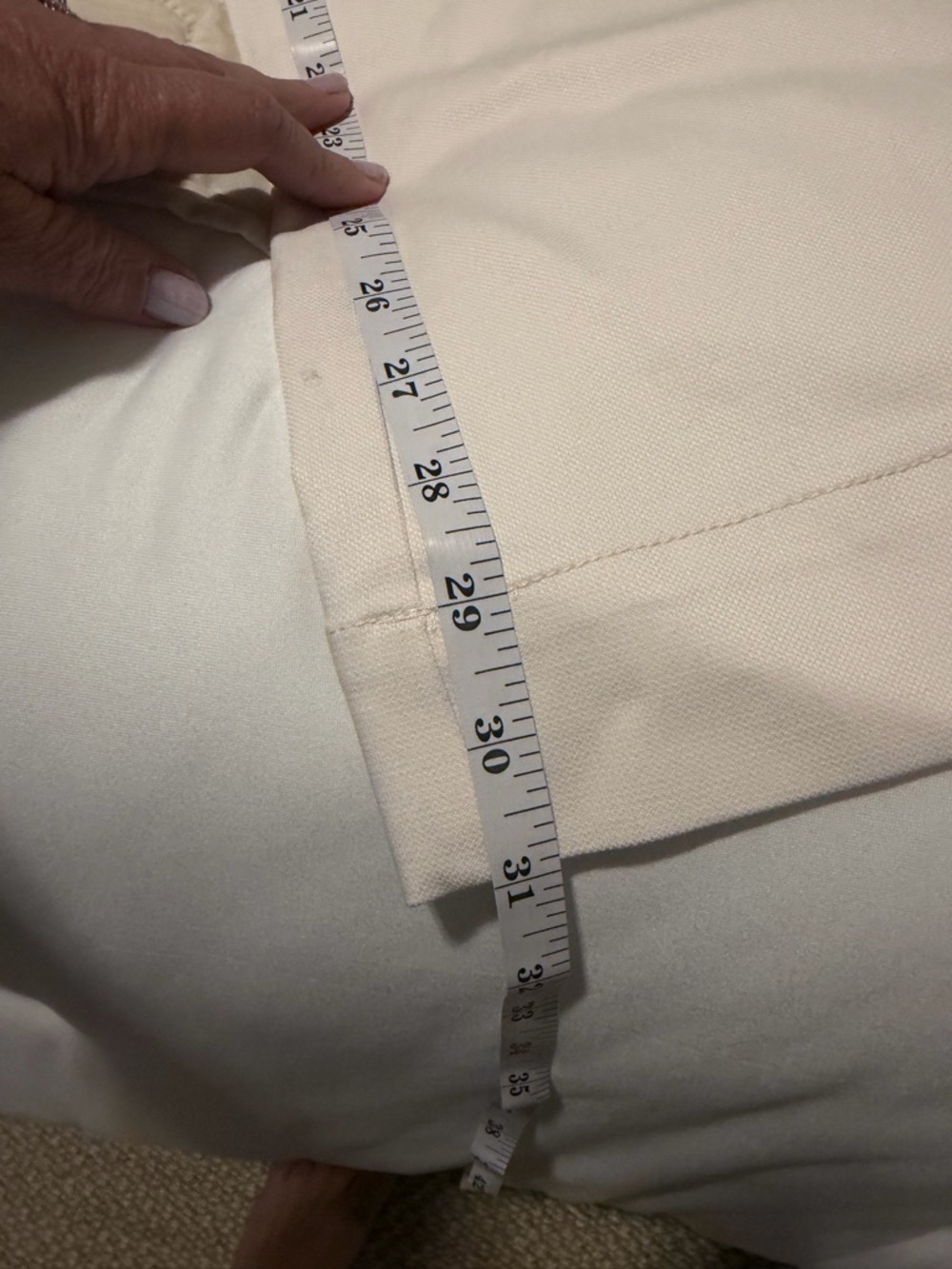 High-Waist Wide Leg Utility Pants in winter white - Picture 6 of 8